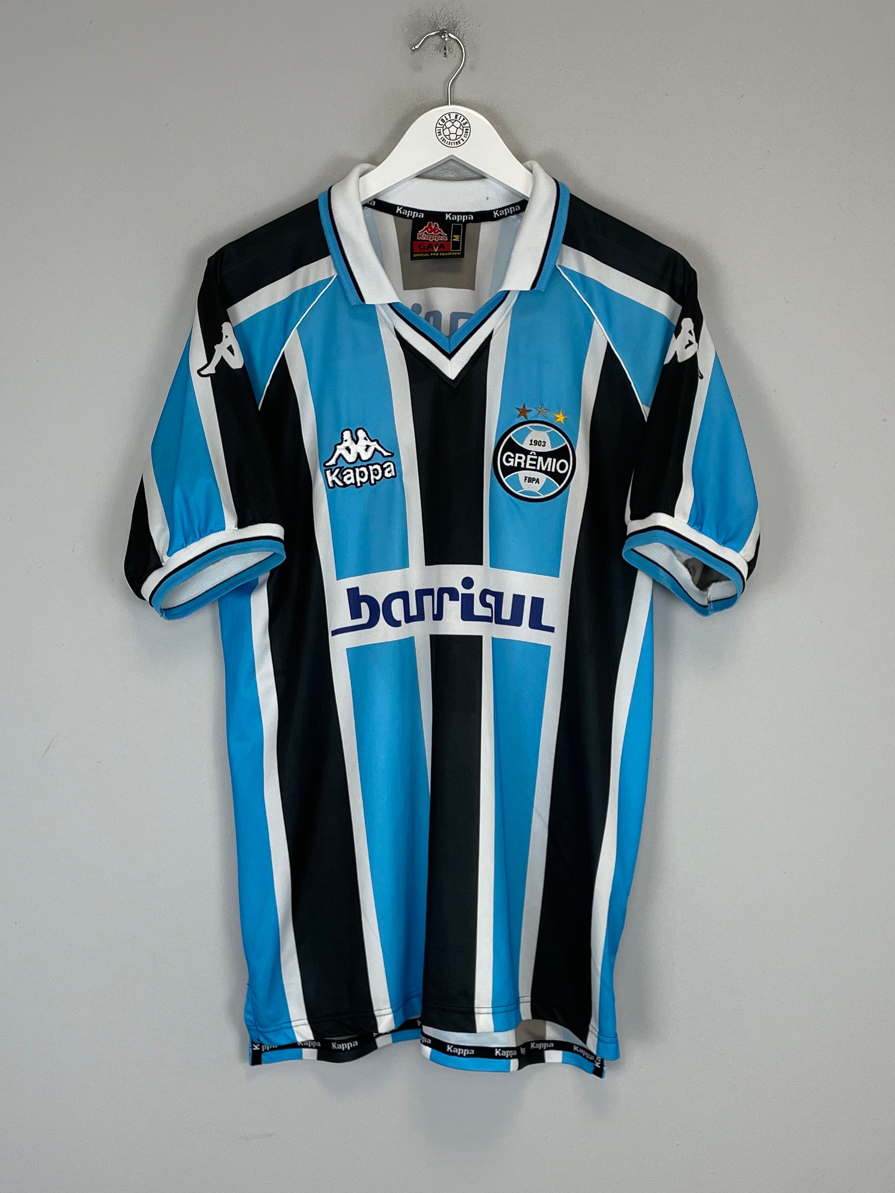 Shop 2001 GREMIO #10 HOME SHIRT (M) KAPPA, classic football shirts, vintage football shirts & retro soccer jerseys at Cult Kits