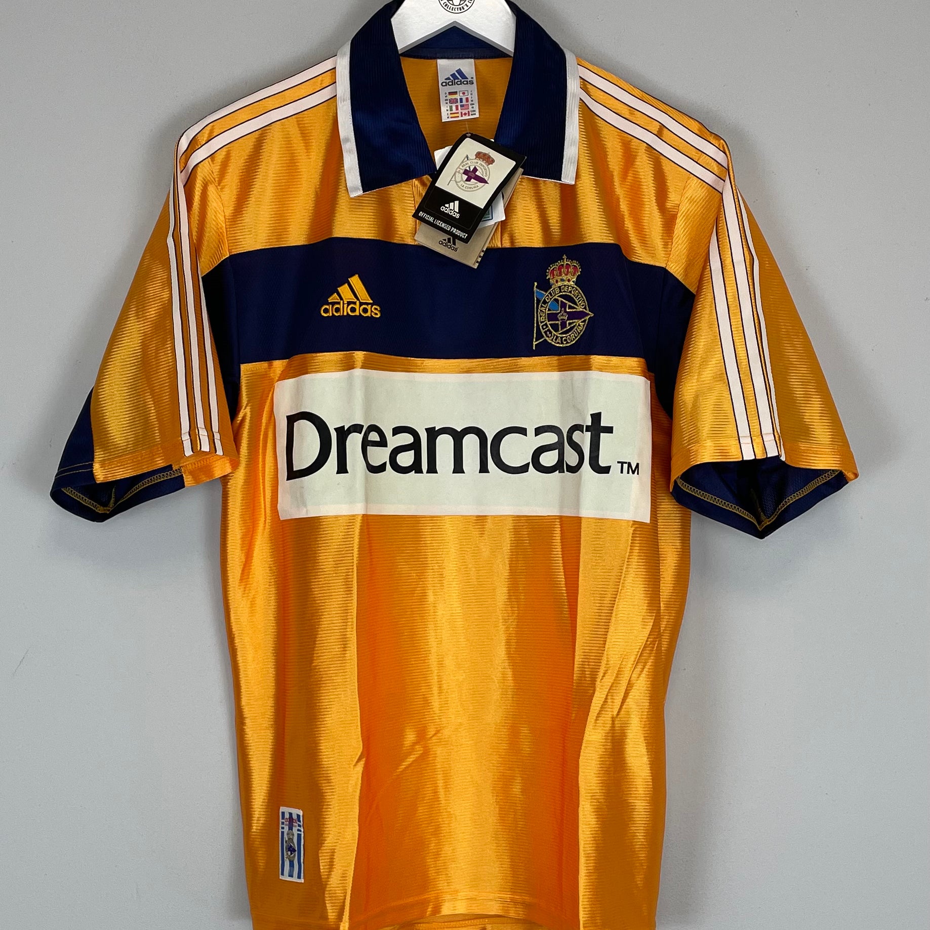 Shop 2000/01 DEPORTIVO LA CORUNA *BNWT* AWAY SHIRT (M) ADIDAS, classic football shirts, vintage football shirts & retro soccer jerseys at Cult Kits
