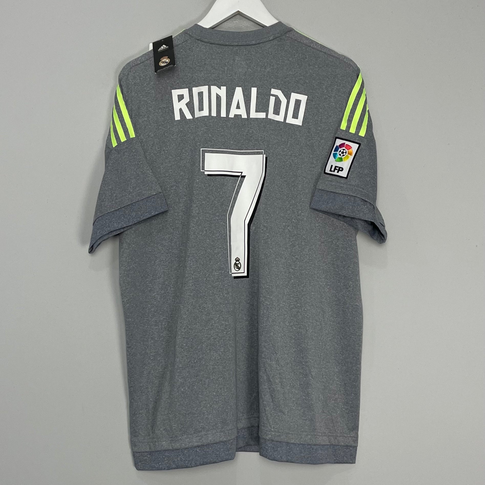 Shop 2015/16 REAL MADRID RONALDO #7 *BNWT* AWAY SHIRT (XL) ADIDAS, classic football shirts, vintage football shirts & retro soccer jerseys at Cult Kits