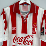 Shop 1995/96 NECAXA HOME SHIRT (L) UMBRO, classic football shirts, vintage football shirts & retro soccer jerseys at Cult Kits