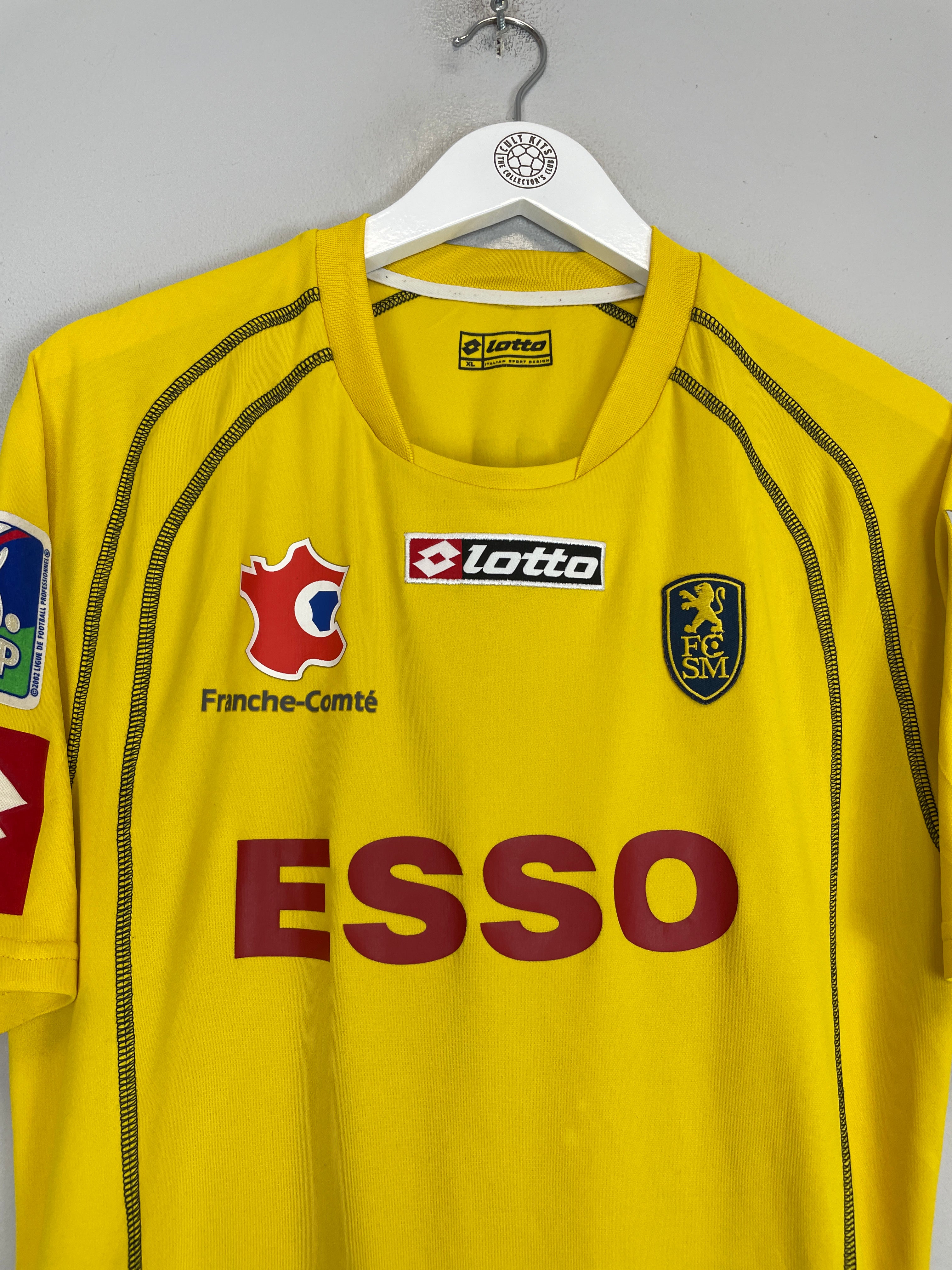 Shop 2004/05 FC SOCHAUX ANTHONY #11 HOME SHIRT (XL) LOTTO, classic football shirts, vintage football shirts & retro soccer jerseys at Cult Kits