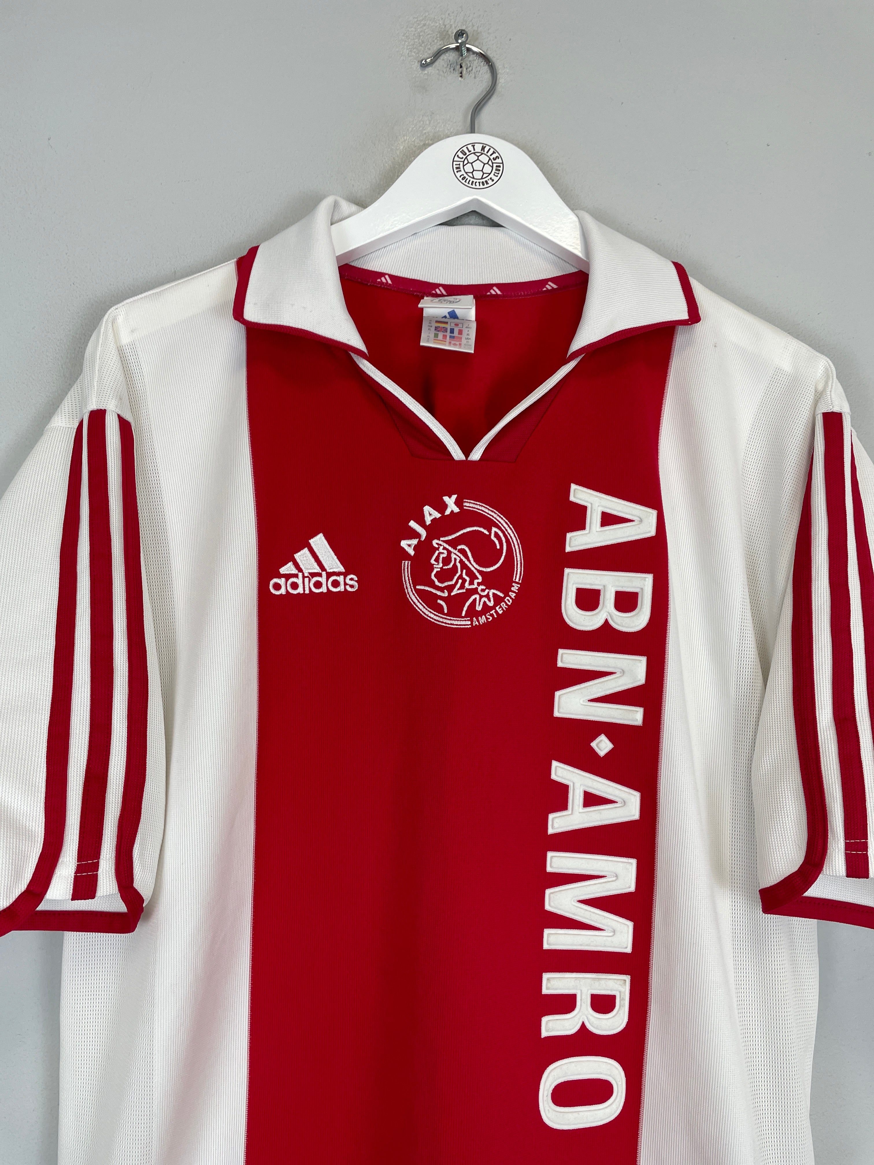 Shop 2000/01 AJAX VAN DER VAART #23 HOME SHIRT (XL) ADIDAS, classic football shirts, vintage football shirts & retro soccer jerseys at Cult Kits