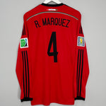 Shop 2014/15 MEXICO R.MARQUEZ #4 L/S AWAY SHIRT (L) ADIDAS, classic football shirts, vintage football shirts & retro soccer jerseys at Cult Kits