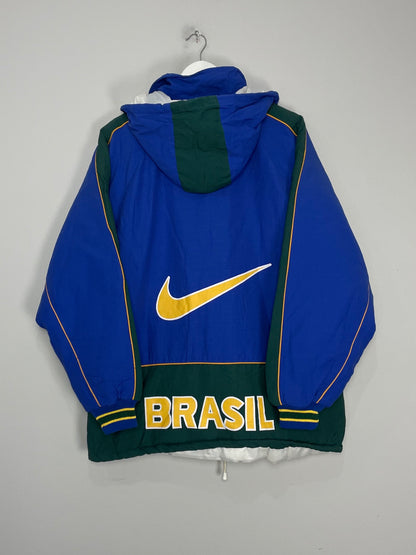 1997/99 BRAZIL *BNWT* PADDED JACKET (XL) NIKE