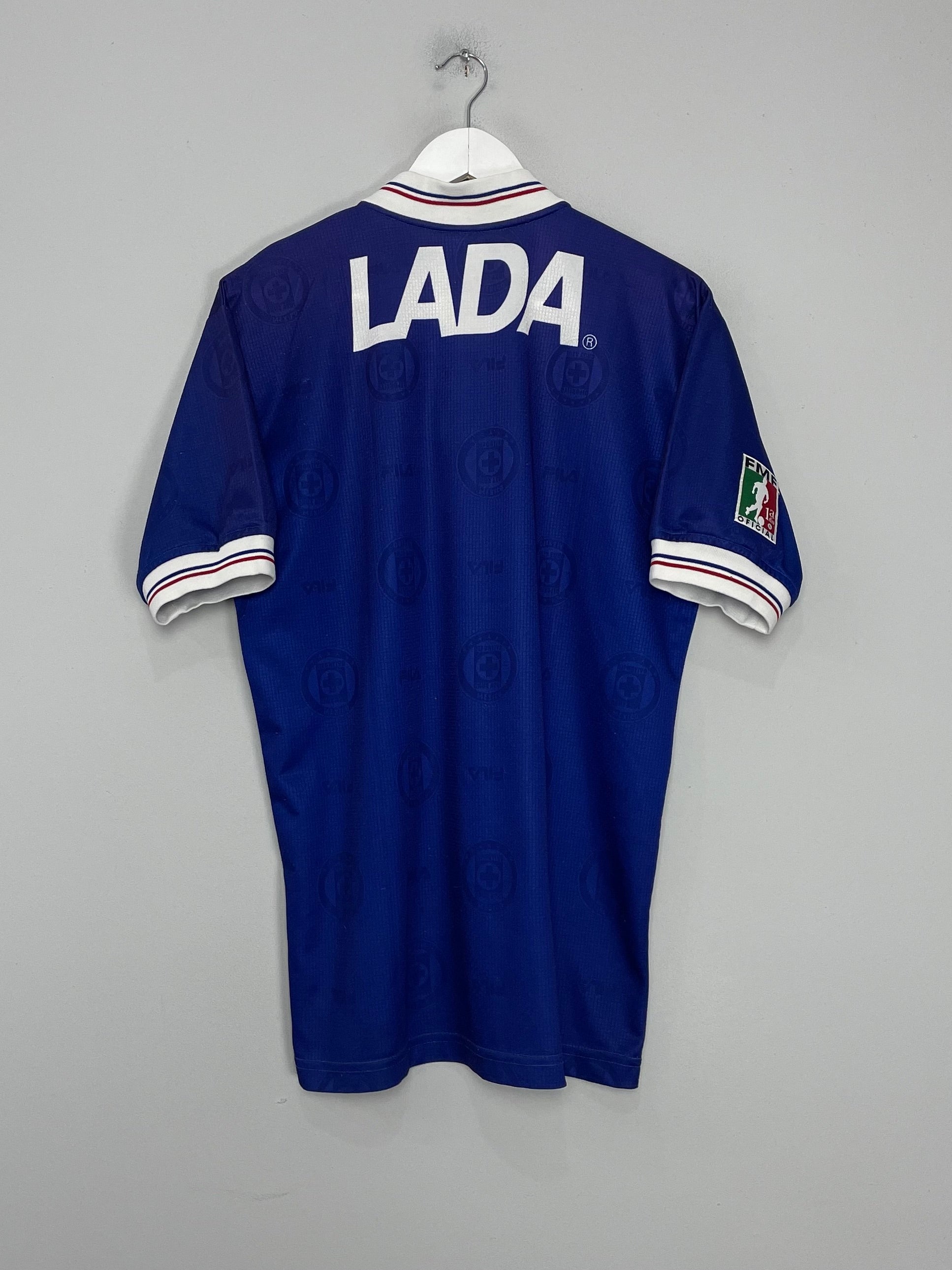 Shop 1997/99 CRUZ AZUL *CHAMPIONS* HOME SHIRT (S) FILA, classic football shirts, vintage football shirts & retro soccer jerseys at Cult Kits