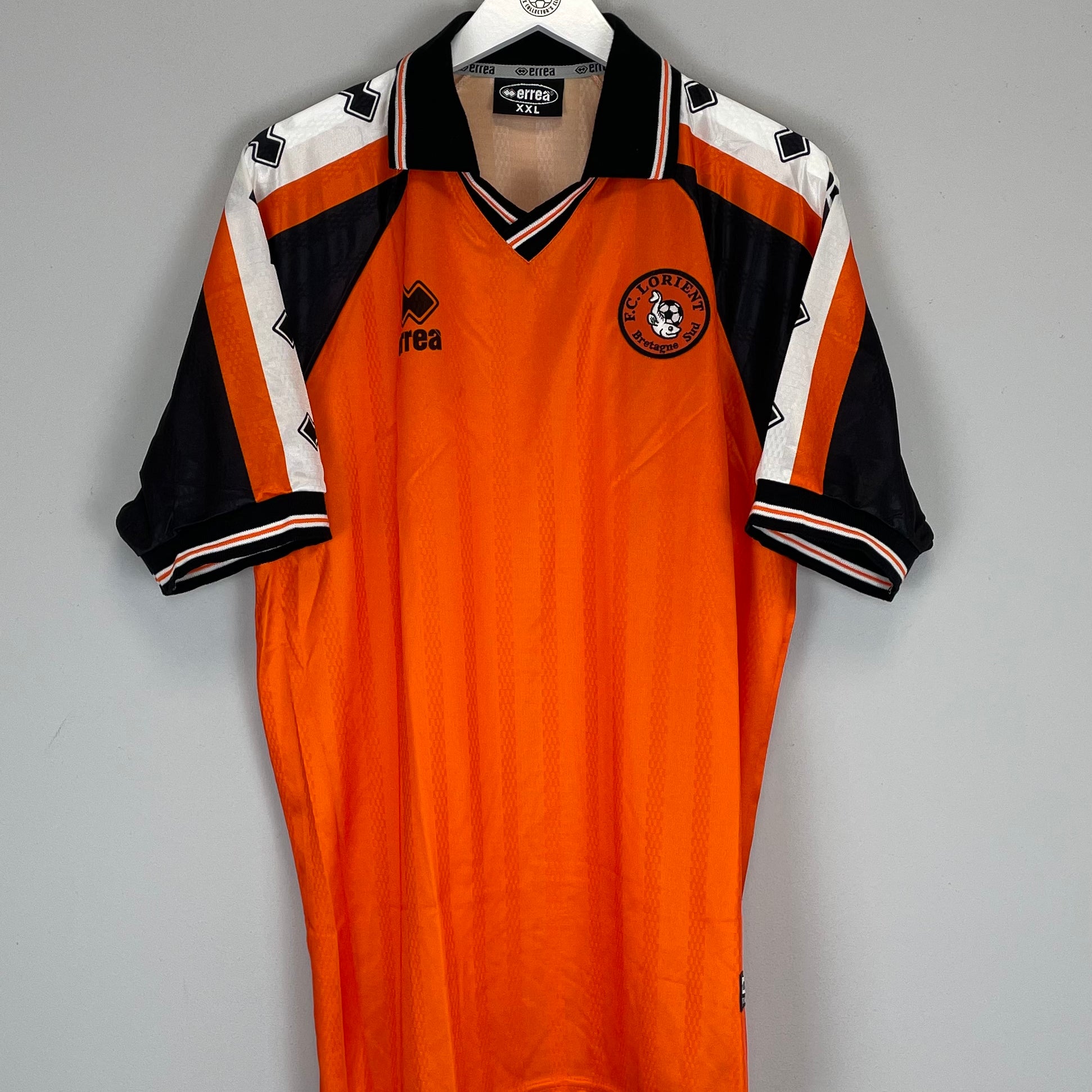 Shop 2001/02 FC LORIENT *MINT* HOME SHIRT (XXL) ERREA, classic football shirts, vintage football shirts & retro soccer jerseys at Cult Kits