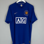 Shop 2008/09 MANCHESTER UNITED RONALDO #7 AWAY SHIRT (XL) NIKE, classic football shirts, vintage football shirts & retro soccer jerseys at Cult Kits