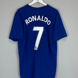 Shop 2008/09 MANCHESTER UNITED RONALDO #7 AWAY SHIRT (XL) NIKE, classic football shirts, vintage football shirts & retro soccer jerseys at Cult Kits