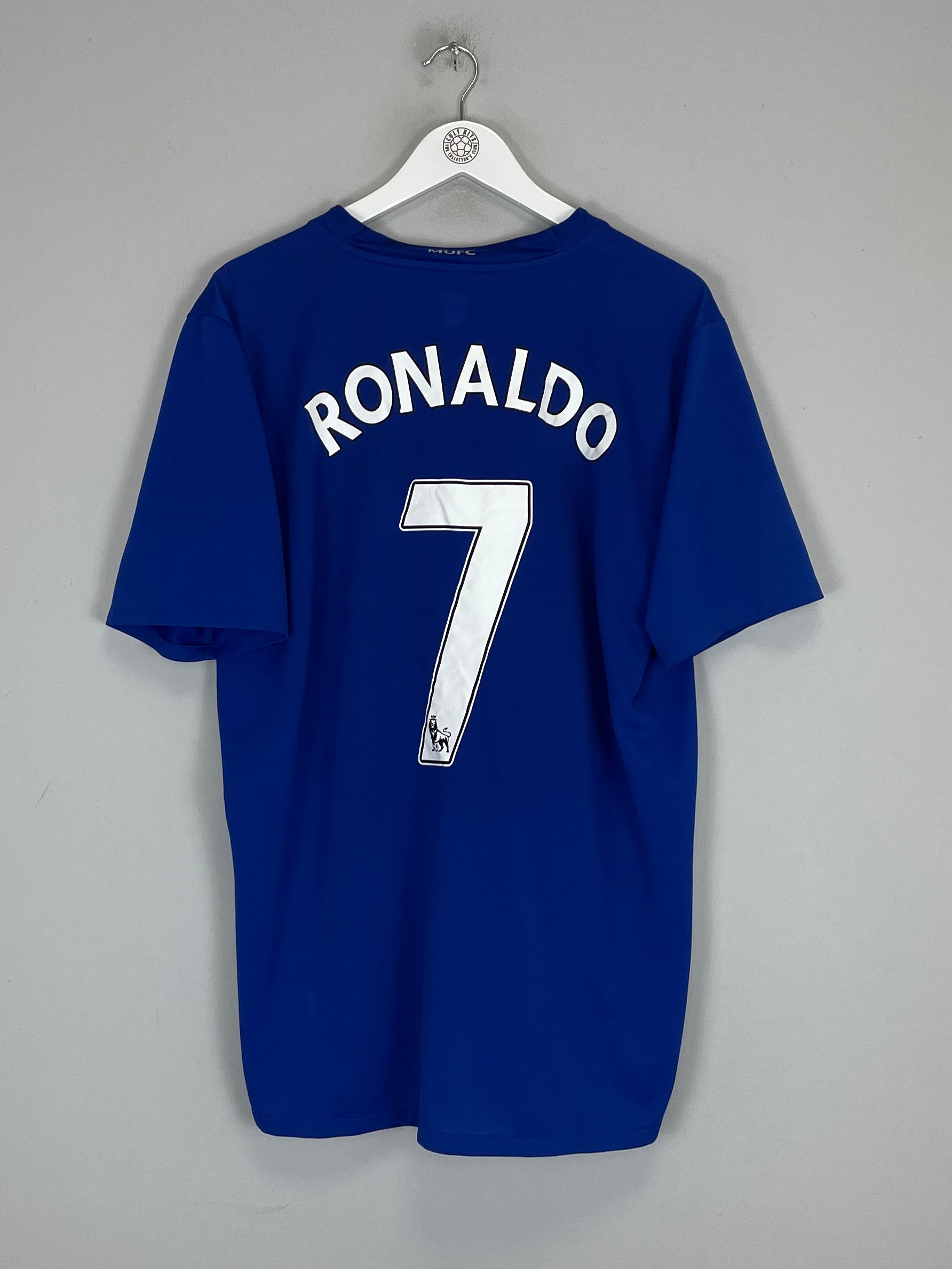 Shop 2008/09 MANCHESTER UNITED RONALDO #7 AWAY SHIRT (XL) NIKE, classic football shirts, vintage football shirts & retro soccer jerseys at Cult Kits