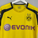 Shop 2016/17 DORTMUND DEMBELE #7 C/L HOME SHIRT (M) PUMA, classic football shirts, vintage football shirts & retro soccer jerseys at Cult Kits