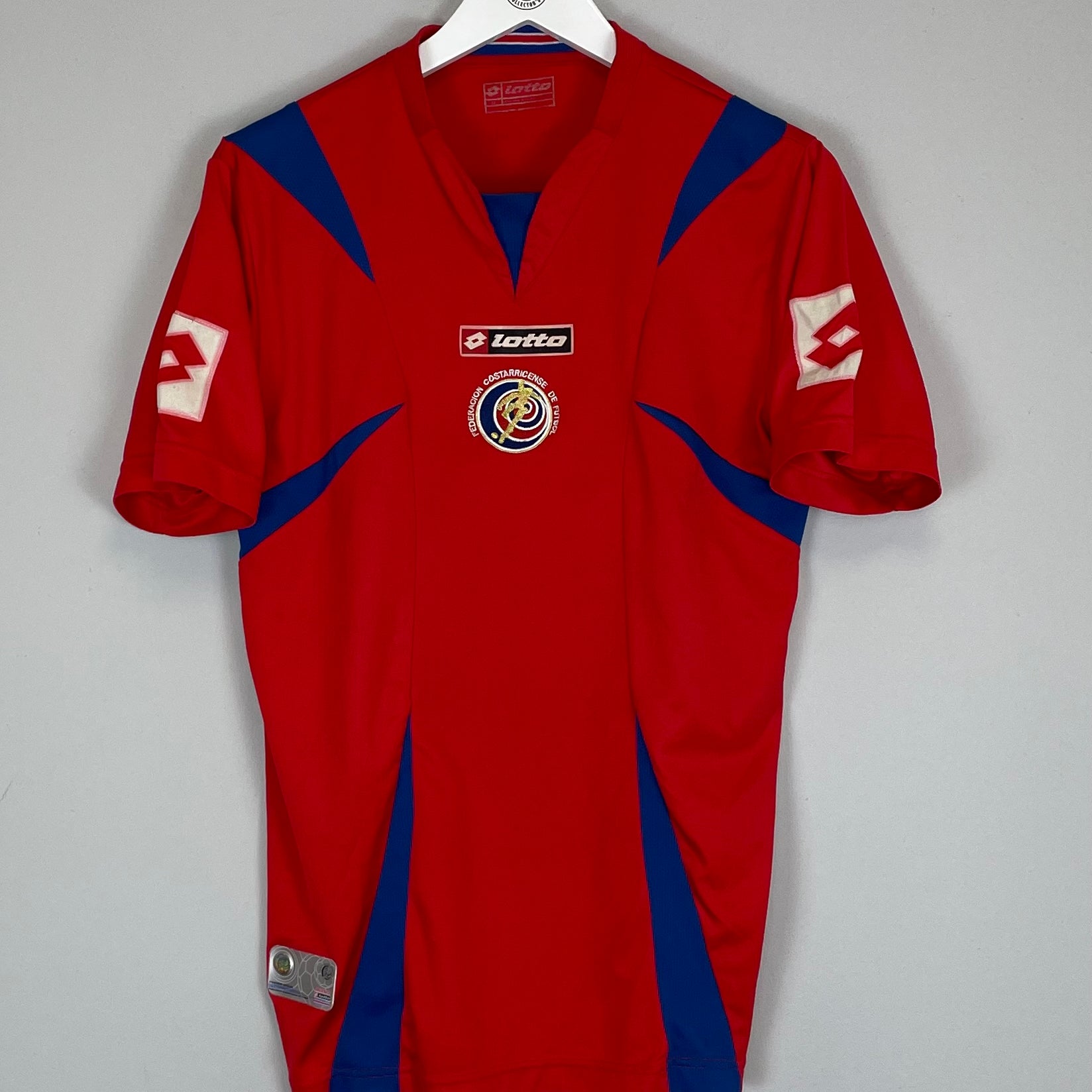 Shop 2007/08 COSTA RICA HOME SHIRT (M) LOTTO, classic football shirts, vintage football shirts & retro soccer jerseys at Cult Kits
