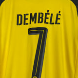 Shop 2016/17 DORTMUND DEMBELE #7 C/L HOME SHIRT (M) PUMA, classic football shirts, vintage football shirts & retro soccer jerseys at Cult Kits