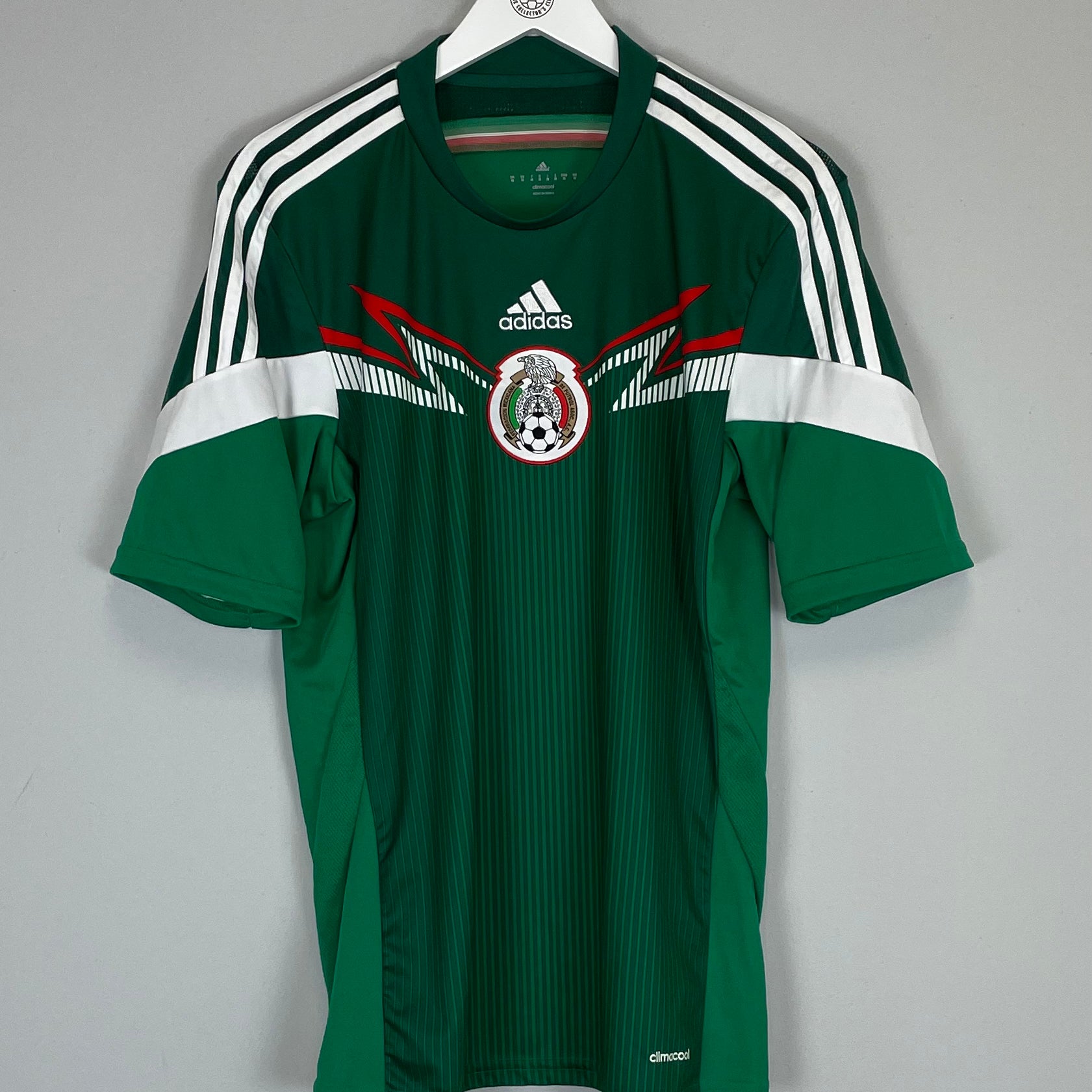 Shop 2014/15 MEXICO HOME SHIRT (M) ADIDAS, classic football shirts, vintage football shirts & retro soccer jerseys at Cult Kits