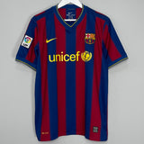 Shop 2009/10 BARCELONA MESSI #10 HOME SHIRT (L) NIKE, classic football shirts, vintage football shirts & retro soccer jerseys at Cult Kits