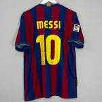 Shop 2009/10 BARCELONA MESSI #10 HOME SHIRT (L) NIKE, classic football shirts, vintage football shirts & retro soccer jerseys at Cult Kits