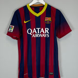 Shop 2013/14 BARCELONA MESSI #10 HOME SHIRT (S) NIKE, classic football shirts, vintage football shirts & retro soccer jerseys at Cult Kits