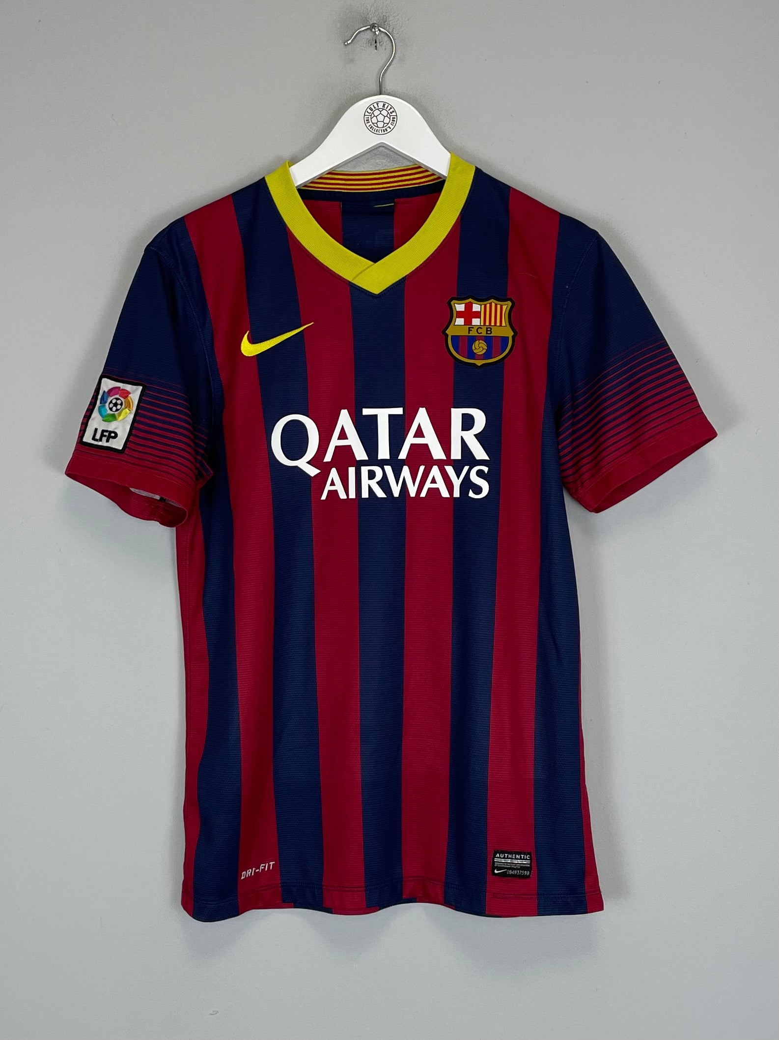 Shop 2013/14 BARCELONA MESSI #10 HOME SHIRT (S) NIKE, classic football shirts, vintage football shirts & retro soccer jerseys at Cult Kits