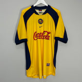 Shop 2001/02 CLUB AMERICA HOME SHIRT (XL) NIKE, classic football shirts, vintage football shirts & retro soccer jerseys at Cult Kits