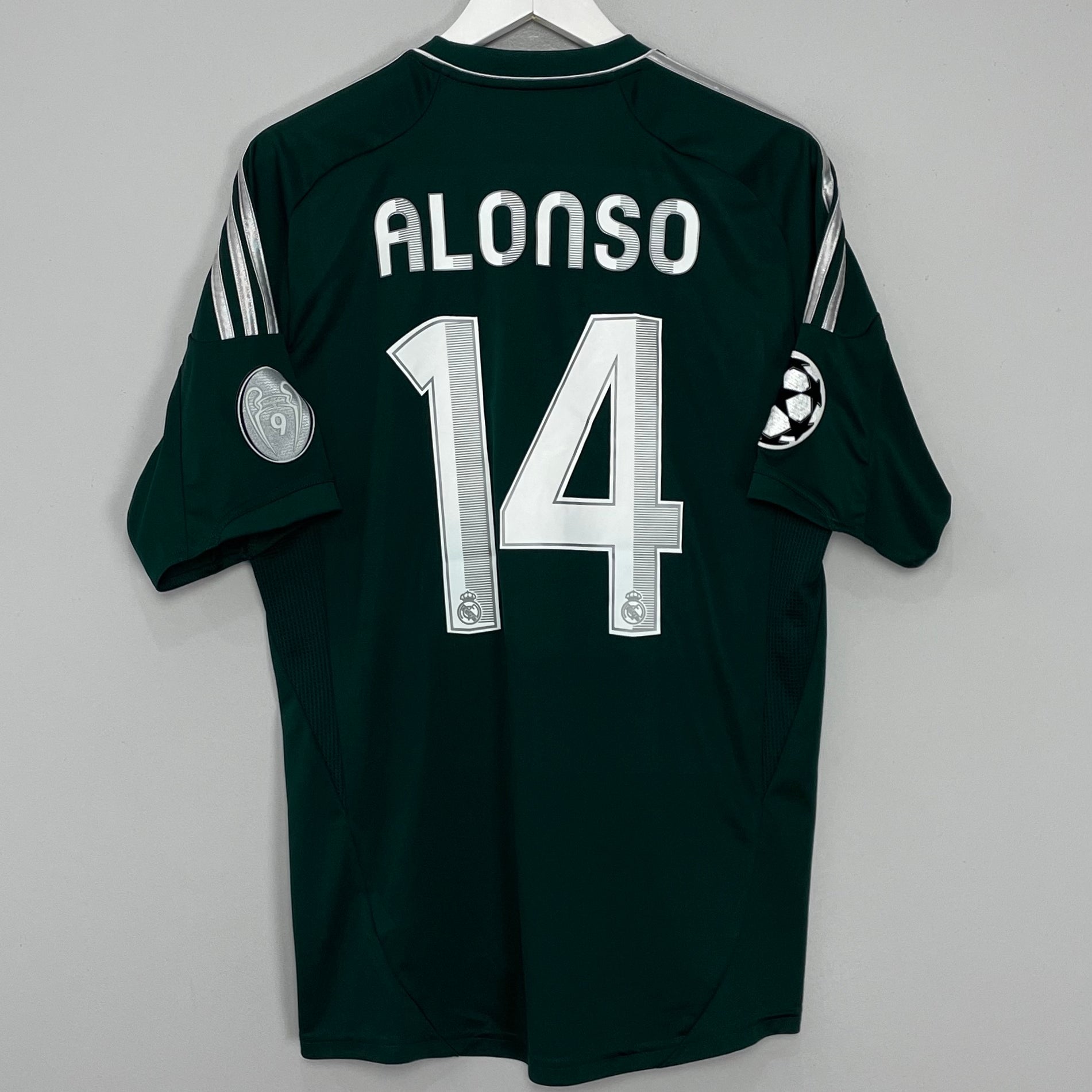 Shop 2012/13 REAL MADRID ALONSO #14 C/L THIRD SHIRT (L) ADIDAS, classic football shirts, vintage football shirts & retro soccer jerseys at Cult Kits