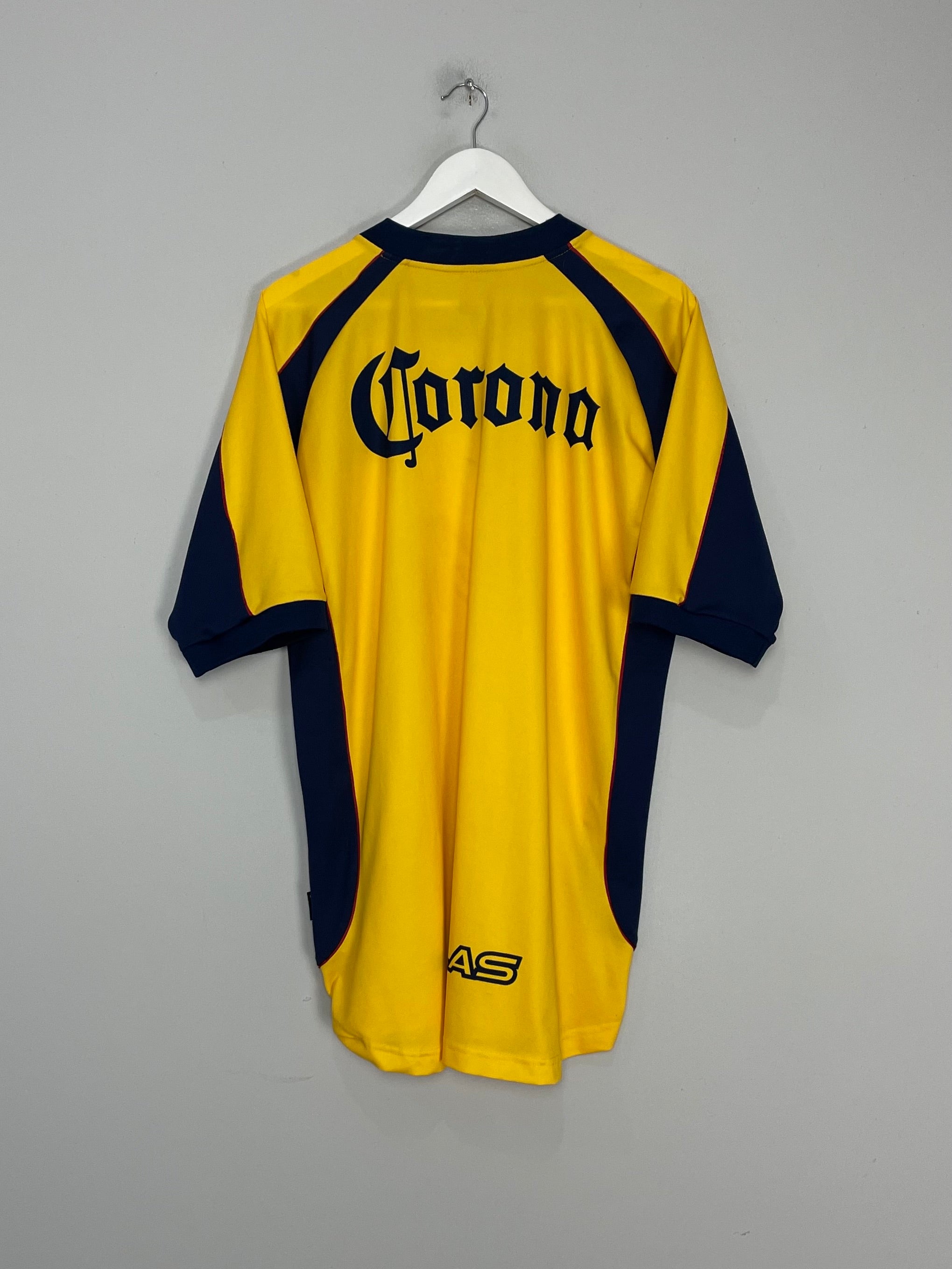 Shop 2001/02 CLUB AMERICA HOME SHIRT (XL) NIKE, classic football shirts, vintage football shirts & retro soccer jerseys at Cult Kits