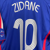 Shop 2006/07 FRANCE ZIDANE #10 HOME SHIRT (XXL) ADIDAS, classic football shirts, vintage football shirts & retro soccer jerseys at Cult Kits