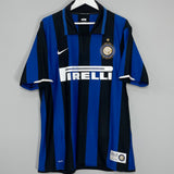 Shop 2007/08 INTER MILAN FIGO #7 *CENTENARY* HOME SHIRT (XL) NIKE, classic football shirts, vintage football shirts & retro soccer jerseys at Cult Kits