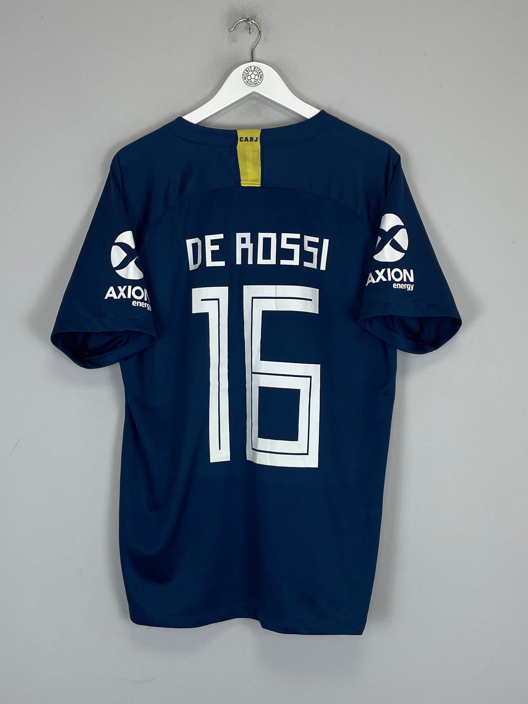Shop 2018/19 BOCA JUNIORS DE ROSSI #16 HOME SHIRT (XL) NIKE, classic football shirts, vintage football shirts & retro soccer jerseys at Cult Kits