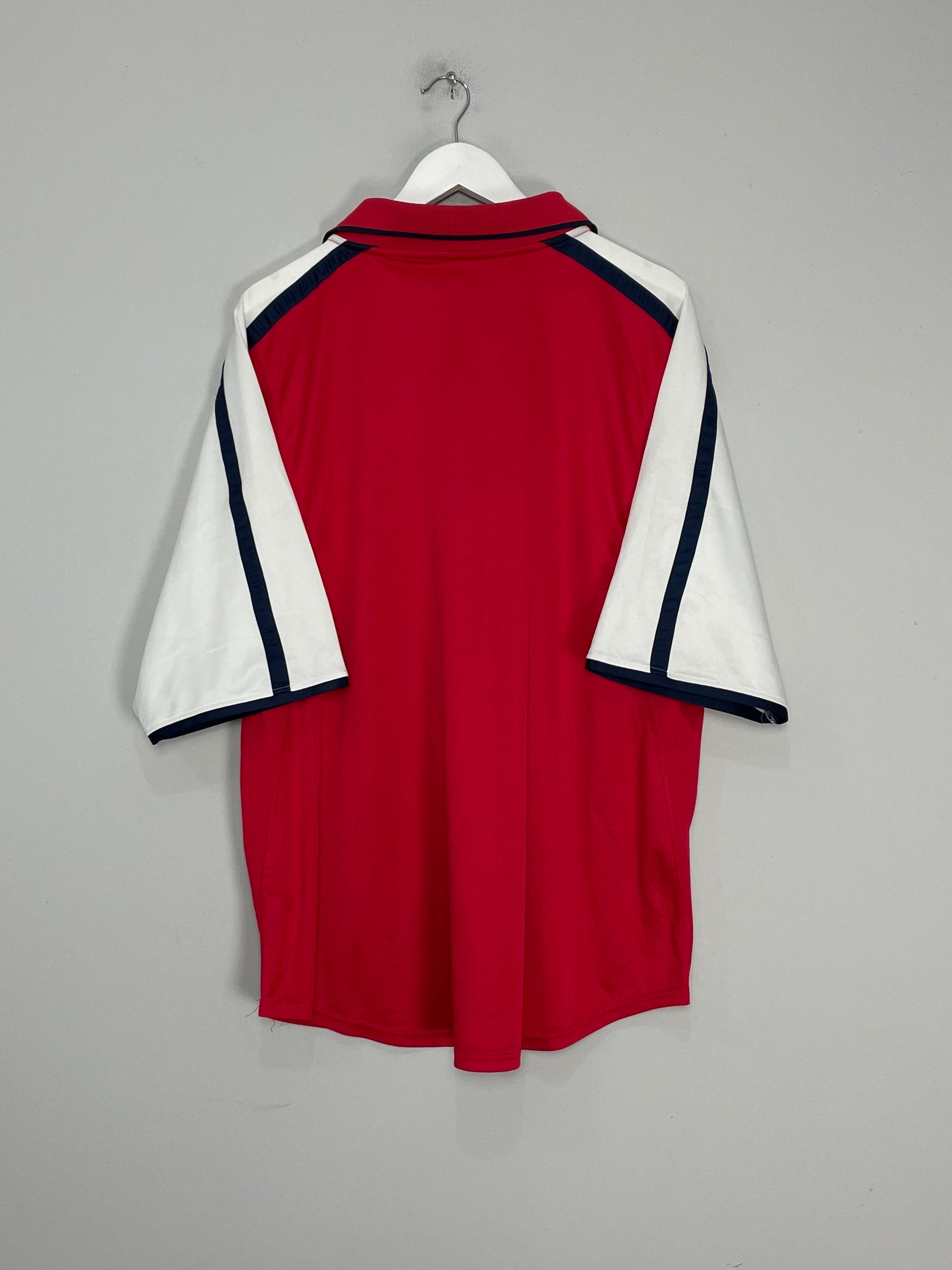 Shop 2000/02 ARSENAL HOME SHIRT (XXL) NIKE, classic football shirts, vintage football shirts & retro soccer jerseys at Cult Kits