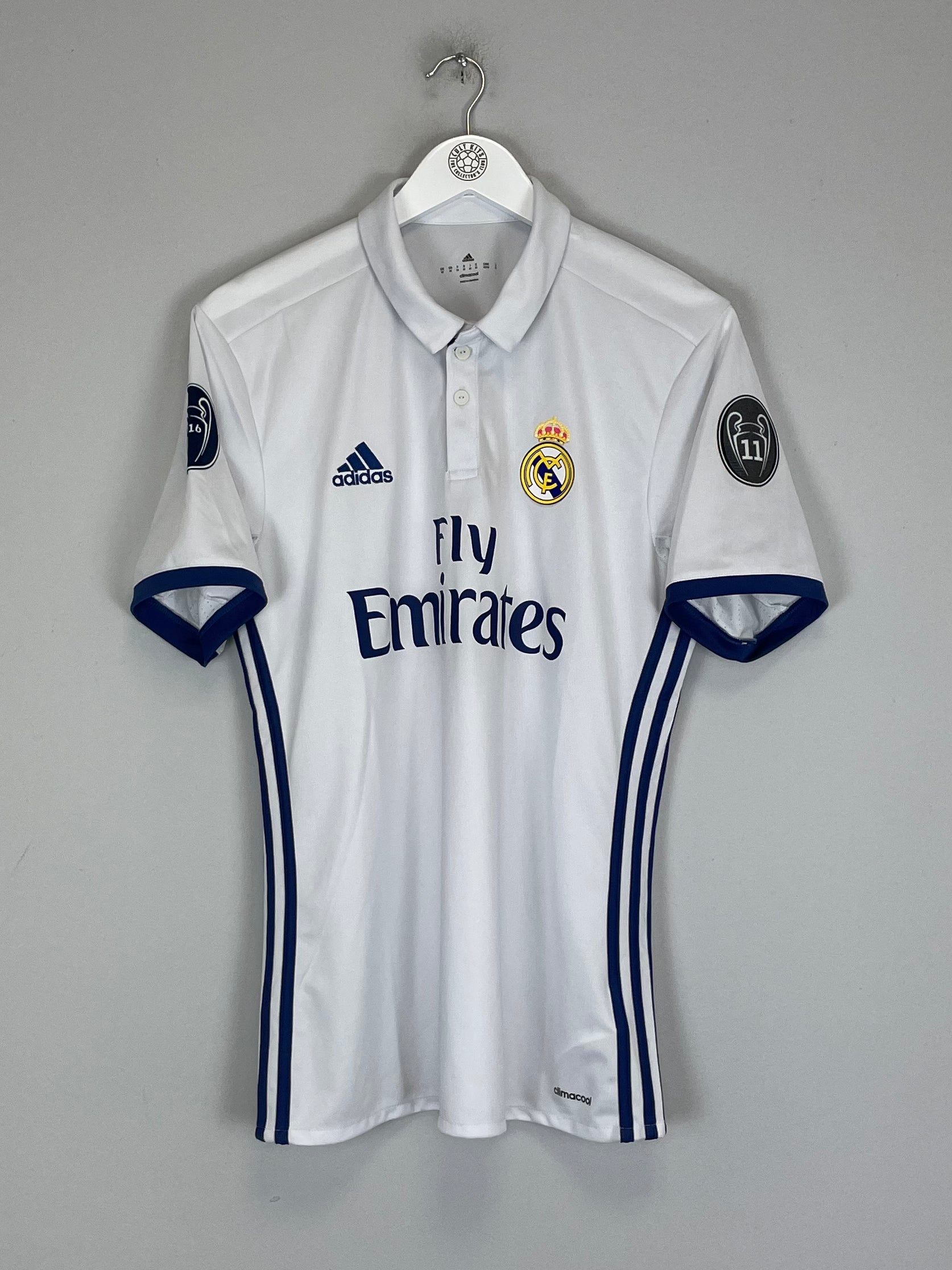 Shop 2016/17 REAL MADRID KROOS #8 HOME SHIRT (M) ADIDAS, classic football shirts, vintage football shirts & retro soccer jerseys at Cult Kits