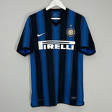 Shop 2010/11 INTER MILAN MILITO #22 HOME SHIRT (L) NIKE, classic football shirts, vintage football shirts & retro soccer jerseys at Cult Kits