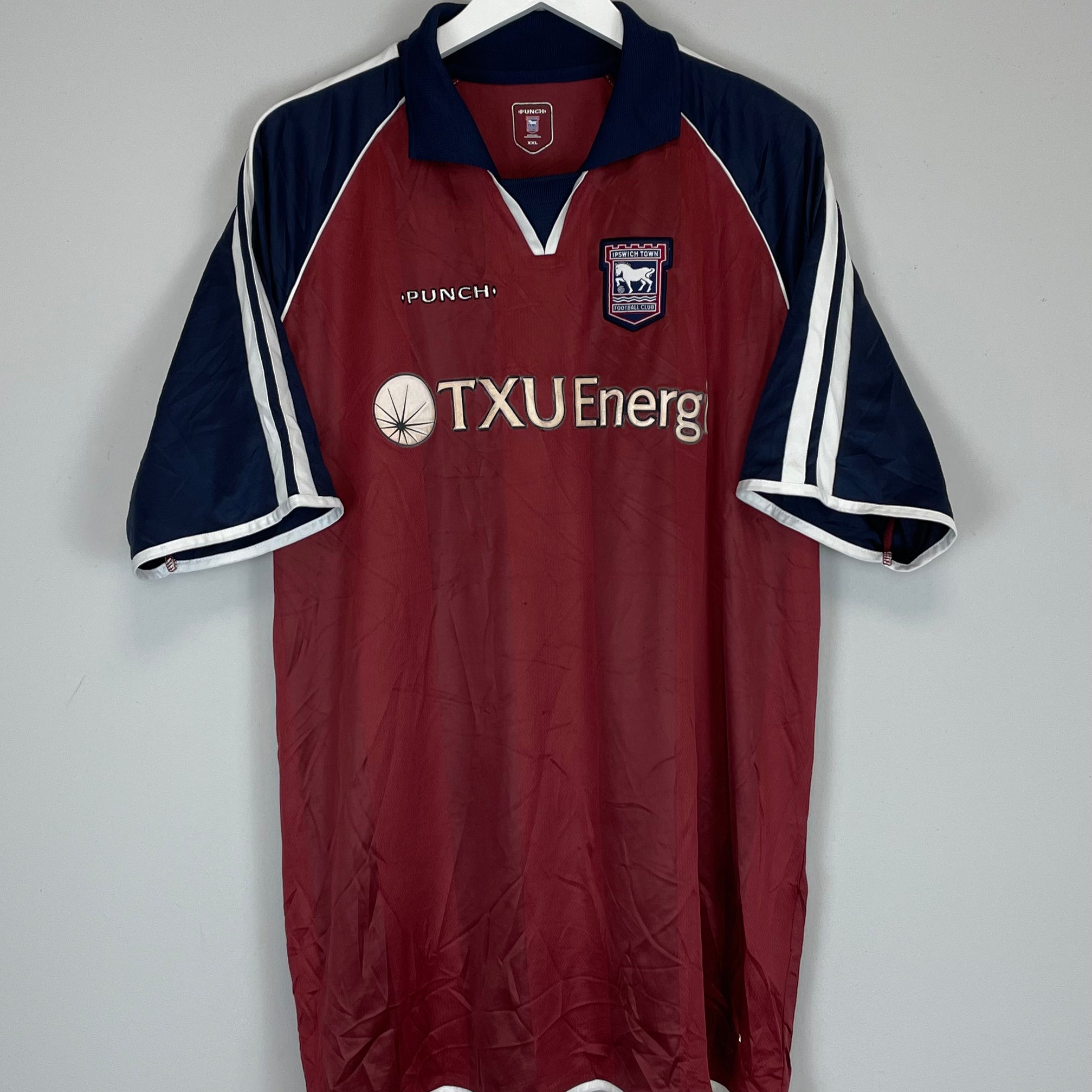Shop 2002/04 IPSWICH TOWN AWAY SHIRT (XXL) PUNCH, classic football shirts, vintage football shirts & retro soccer jerseys at Cult Kits