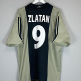 2001/02 AJAX ZLATAN #9 AWAY SHIRT (XXL) ADIDAS
