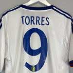 Shop 2013/14 CHELSEA TORRES #9 AWAY SHIRT (L) ADIDAS, classic football shirts, vintage football shirts & retro soccer jerseys at Cult Kits