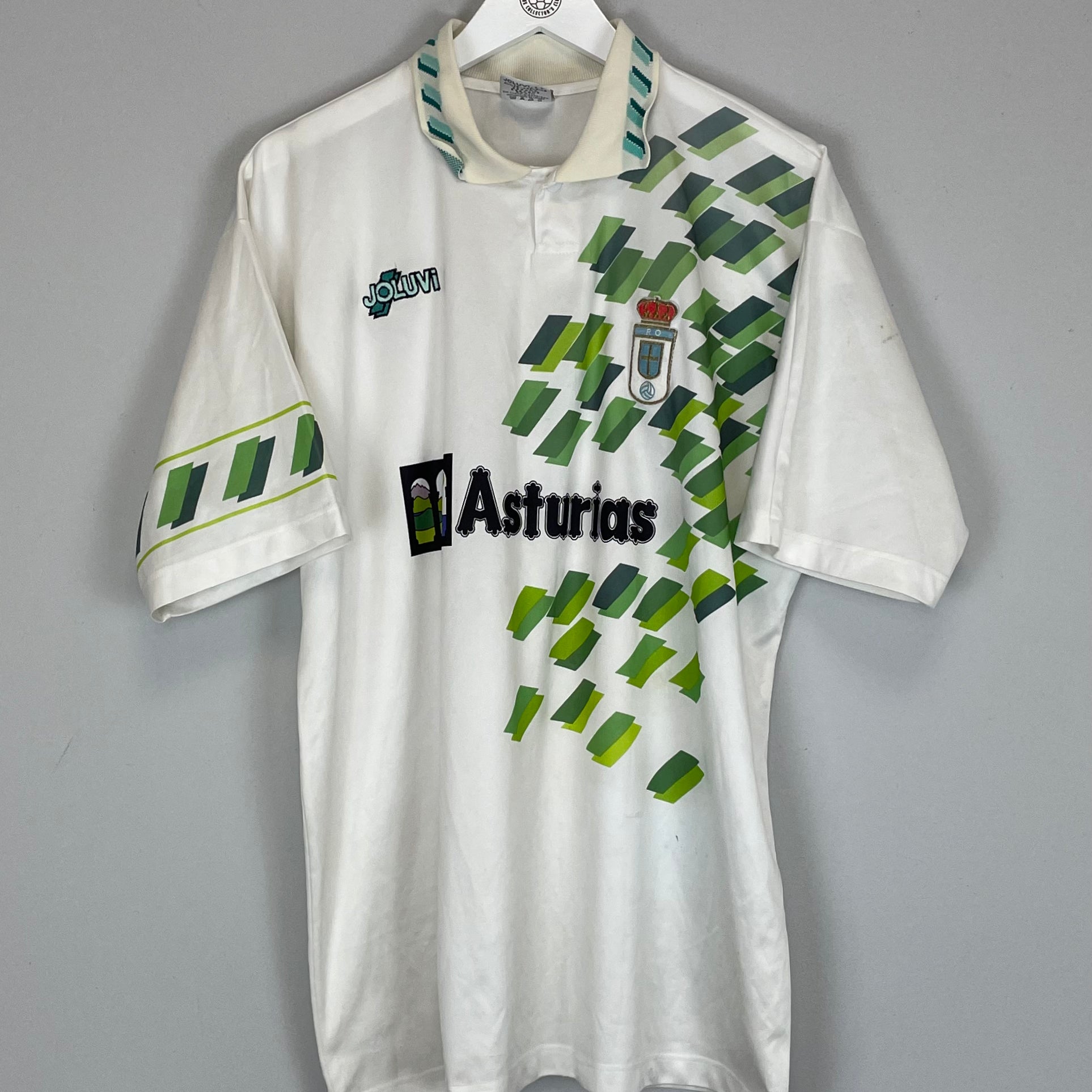 Shop 1995/96 REAL OVIEDO THIRD SHIRT (L) JOLUVI, classic football shirts, vintage football shirts & retro soccer jerseys at Cult Kits