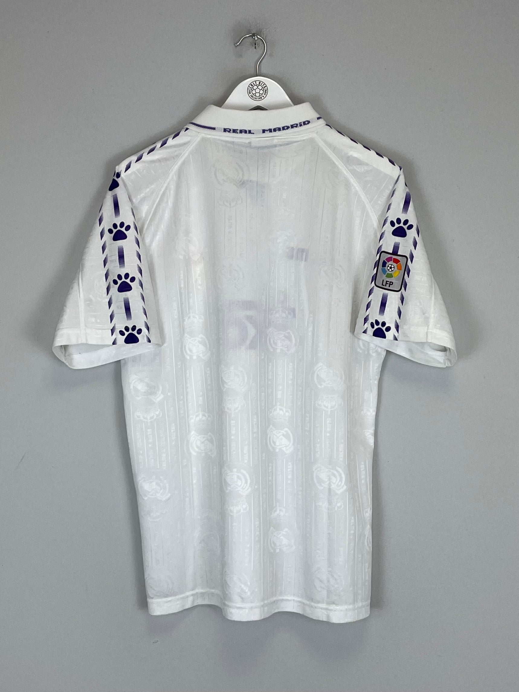 Shop 1994/96 REAL MADRID HOME SHIRT (L) KELME, classic football shirts, vintage football shirts & retro soccer jerseys at Cult Kits