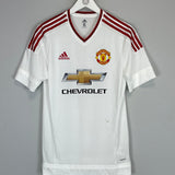 2015/16 MANCHESTER UNITED #18 *MATCH WORN* AWAY SHIRT (M) ADIDAS