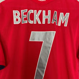 Shop 2004/06 ENGLAND BECKHAM #7 AWAY SHIRT (XL) UMBRO, classic football shirts, vintage football shirts & retro soccer jerseys at Cult Kits