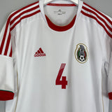 Shop 2011/12 MEXICO R.MARQUEZ #4 AWAY SHIRT (L) ADIDAS, classic football shirts, vintage football shirts & retro soccer jerseys at Cult Kits
