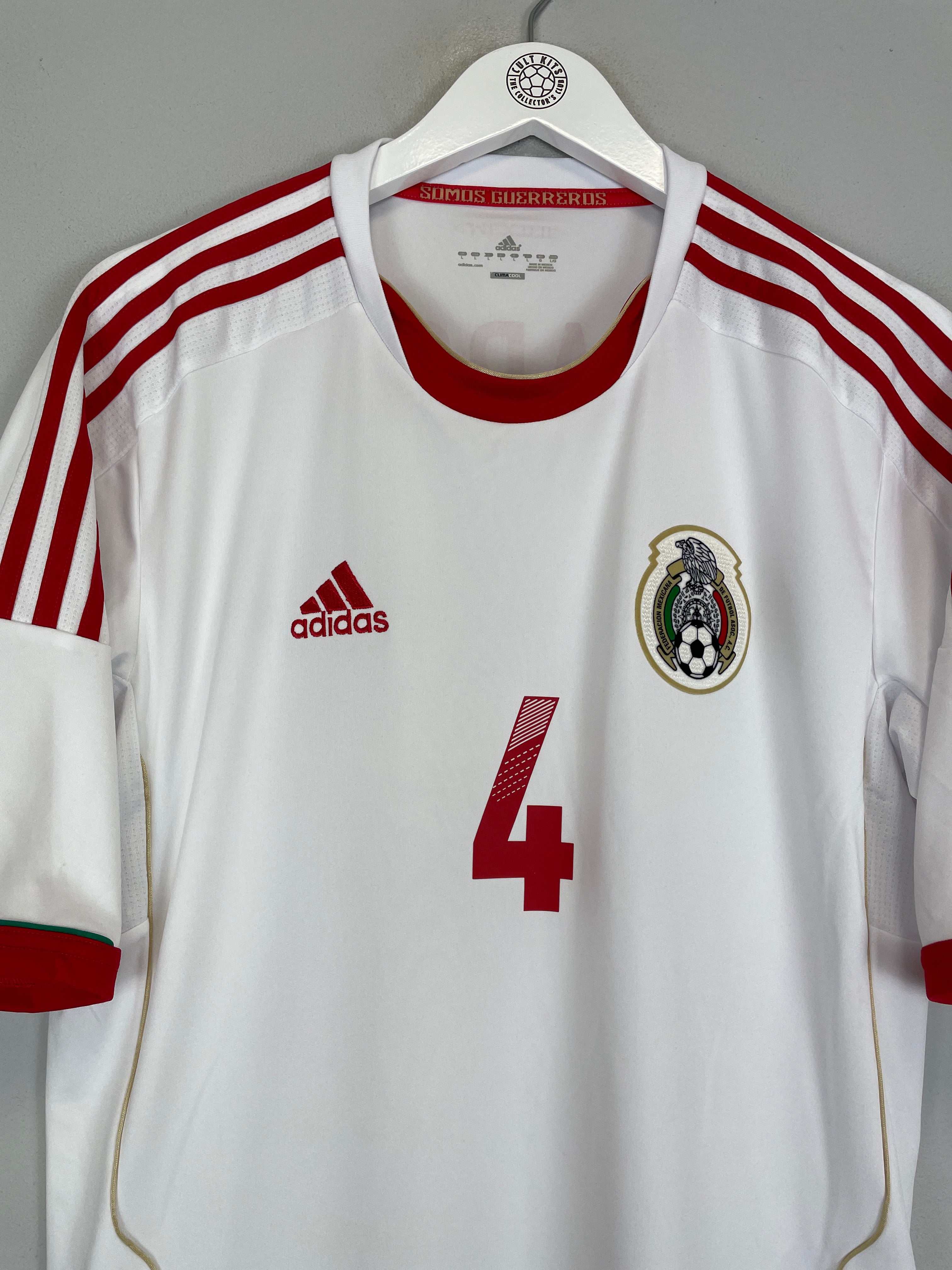 Shop 2011/12 MEXICO R.MARQUEZ #4 AWAY SHIRT (L) ADIDAS, classic football shirts, vintage football shirts & retro soccer jerseys at Cult Kits