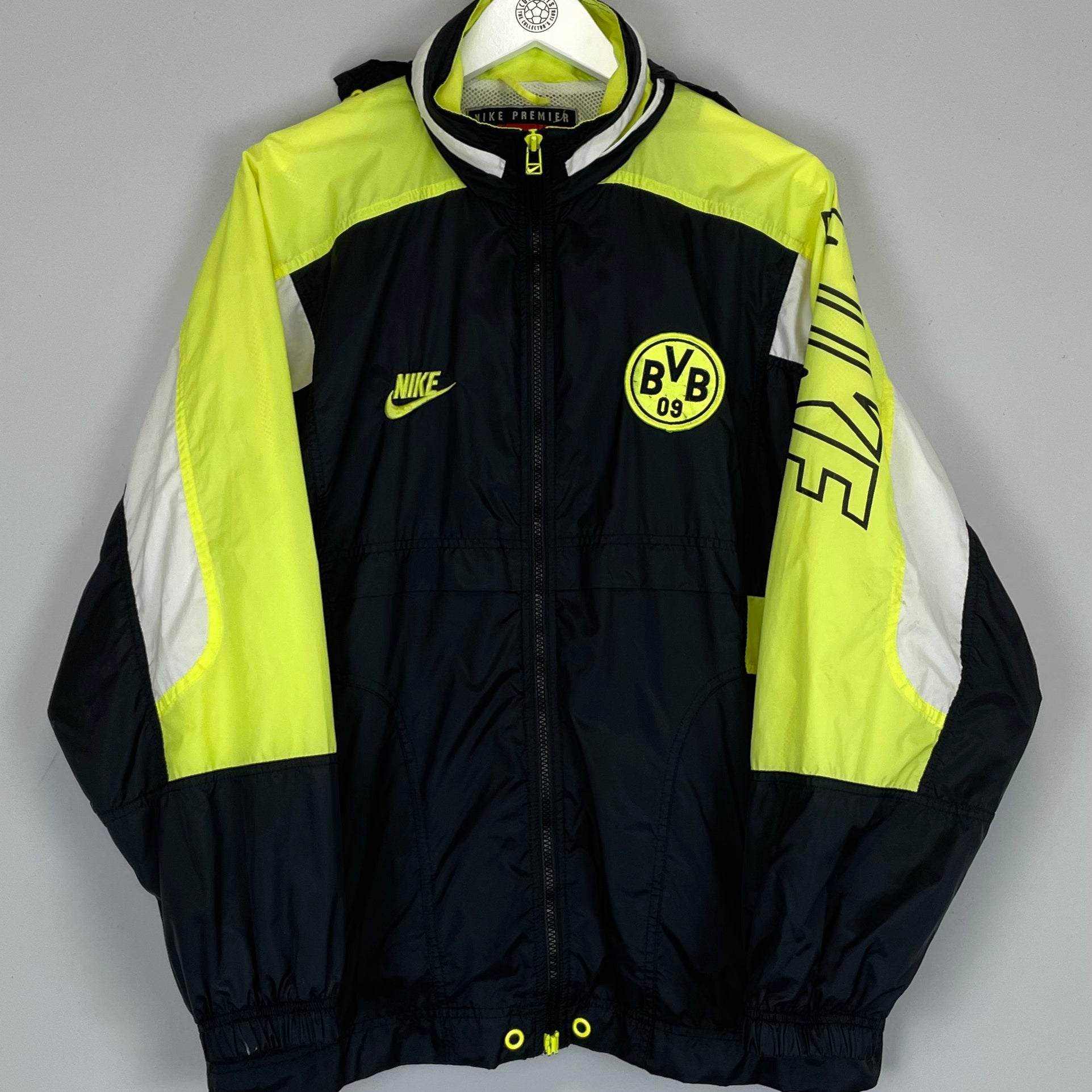 Shop 1996/97 DORTMUND TRACK JACKET (M) NIKE, classic football shirts, vintage football shirts & retro soccer jerseys at Cult Kits