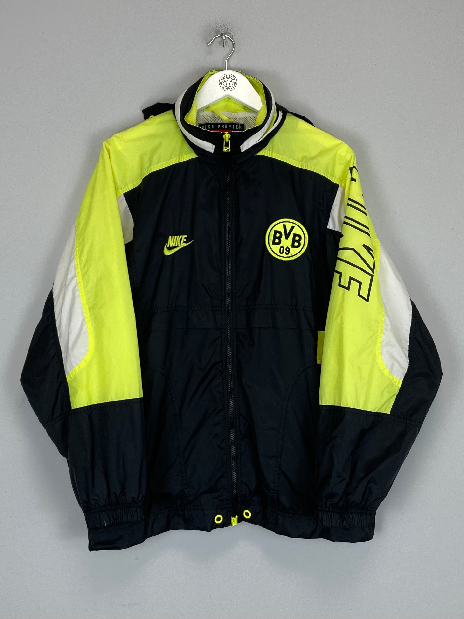 Shop 1996/97 DORTMUND TRACK JACKET (M) NIKE, classic football shirts, vintage football shirts & retro soccer jerseys at Cult Kits