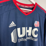 2014/15 NEW ENGLAND REVOLUTION L/S *PLAYER ISSUE* HOME SHIRT (2XL) ADIDAS