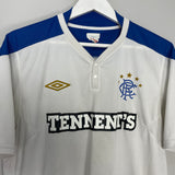 Shop 2012/13 RANGERS TRAINING SHIRT (M) UMBRO, classic football shirts, vintage football shirts & retro soccer jerseys at Cult Kits