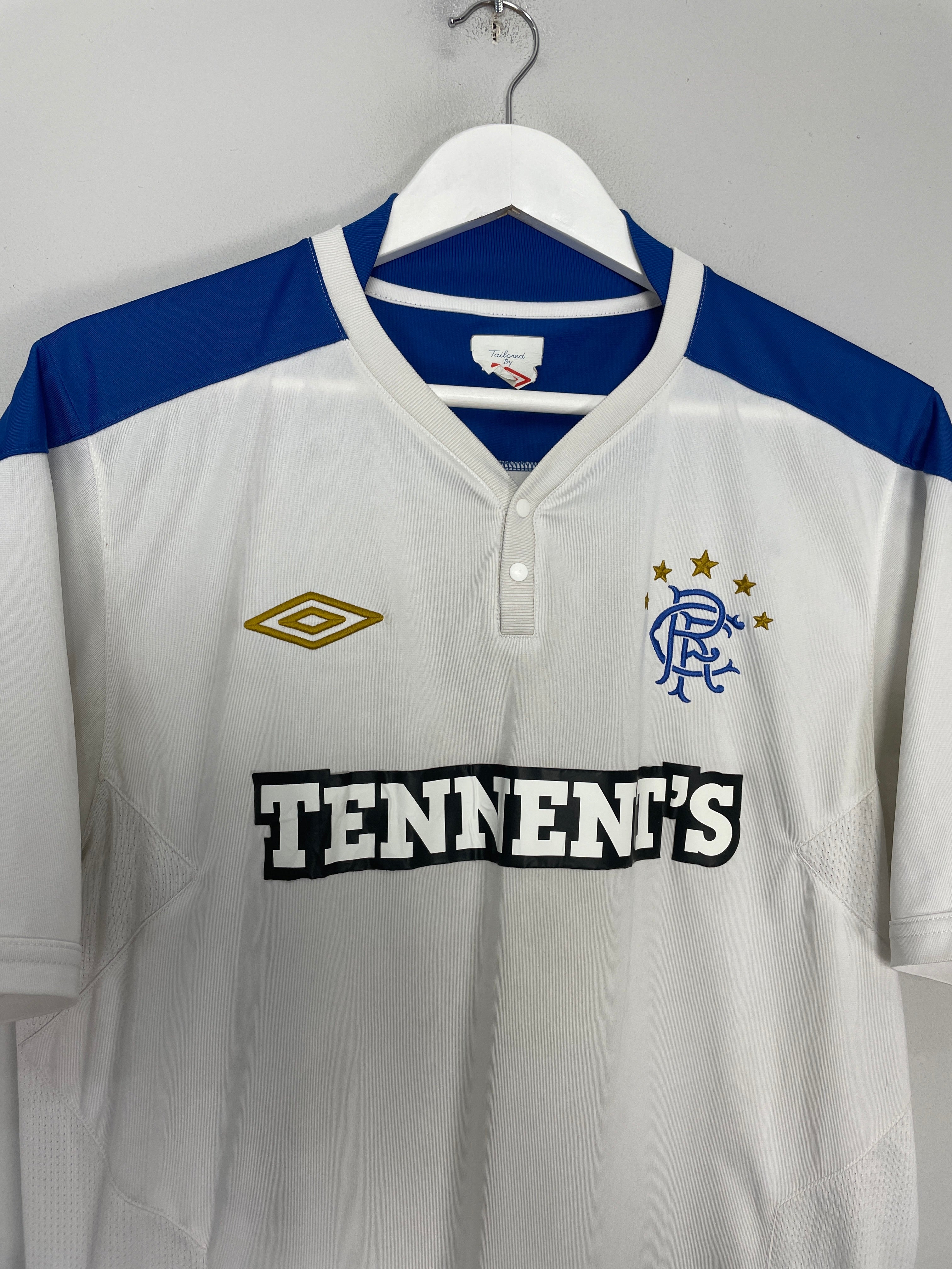 Shop 2012/13 RANGERS TRAINING SHIRT (M) UMBRO, classic football shirts, vintage football shirts & retro soccer jerseys at Cult Kits