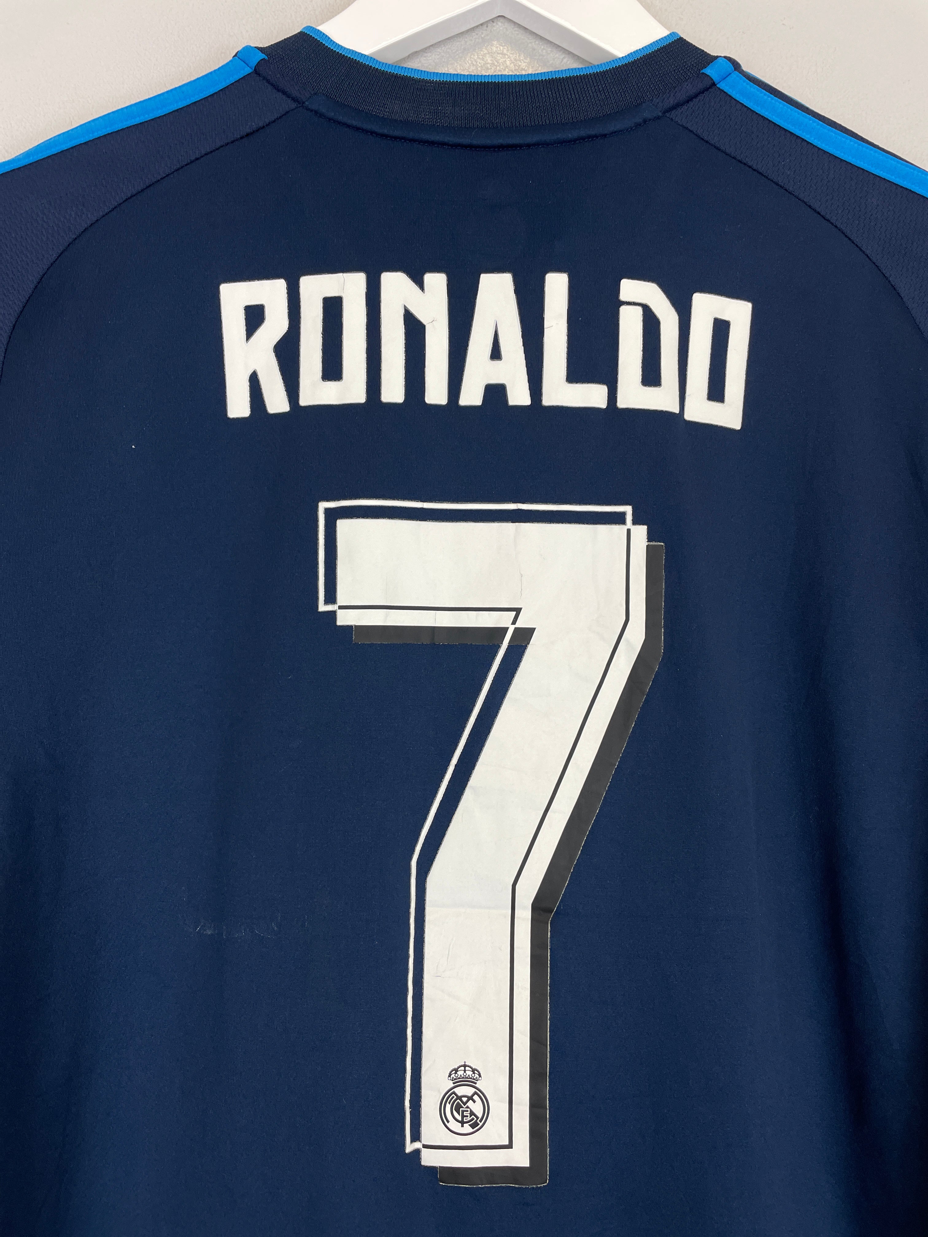 Shop 2015/16 REAL MADRID RONALDO #7 AWAY SHIRT (M) ADIDAS, classic football shirts, vintage football shirts & retro soccer jerseys at Cult Kits