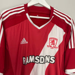 Shop 2014/15 MIDDLESBROUGH HOME SHIRT (XXL) ADIDAS, classic football shirts, vintage football shirts & retro soccer jerseys at Cult Kits
