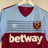2019/20 WEST HAM HOME SHIRT (M) UMBRO