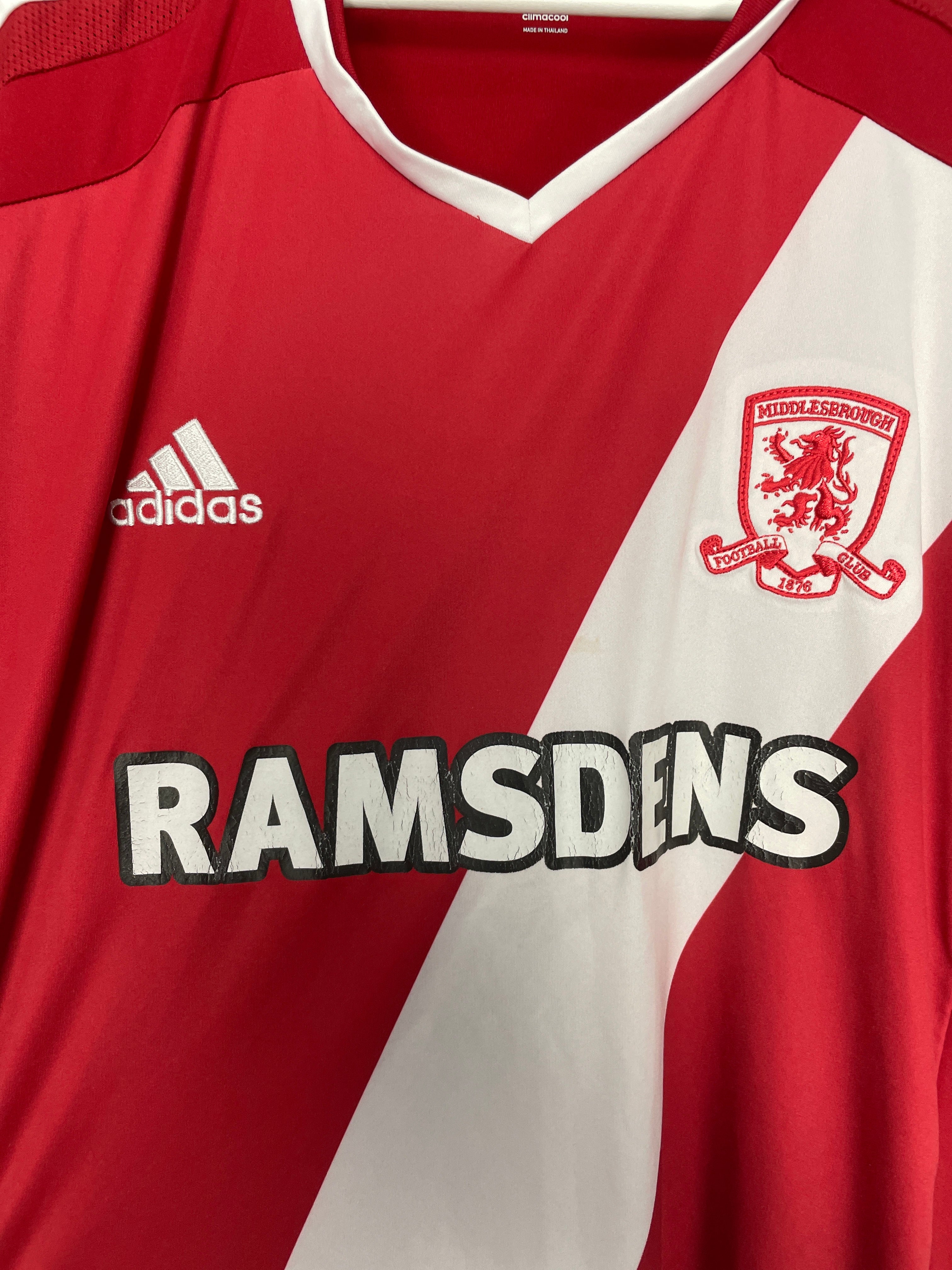 Shop 2014/15 MIDDLESBROUGH HOME SHIRT (XXL) ADIDAS, classic football shirts, vintage football shirts & retro soccer jerseys at Cult Kits
