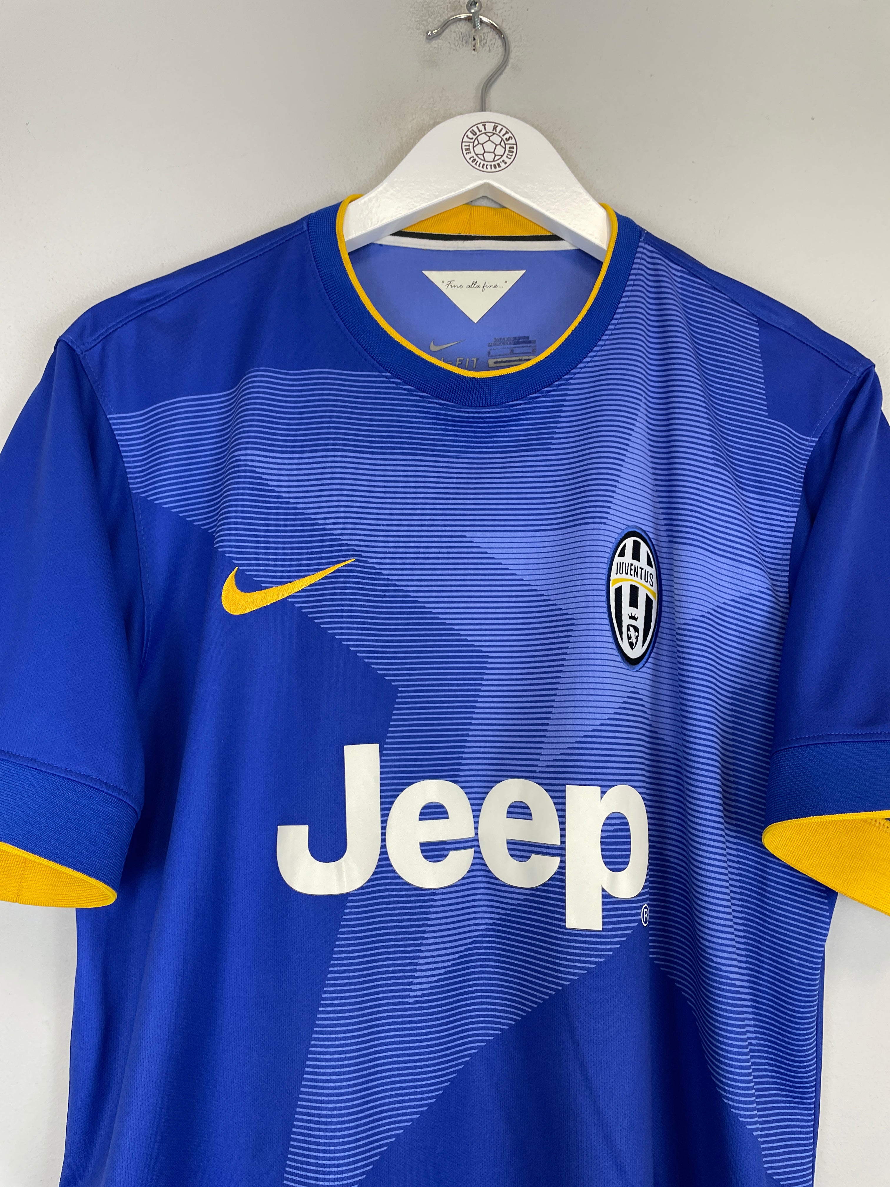 Shop 2014/15 JUVENTUS CHIELLINI #3 AWAY SHIRT (L) NIKE, classic football shirts, vintage football shirts & retro soccer jerseys at Cult Kits