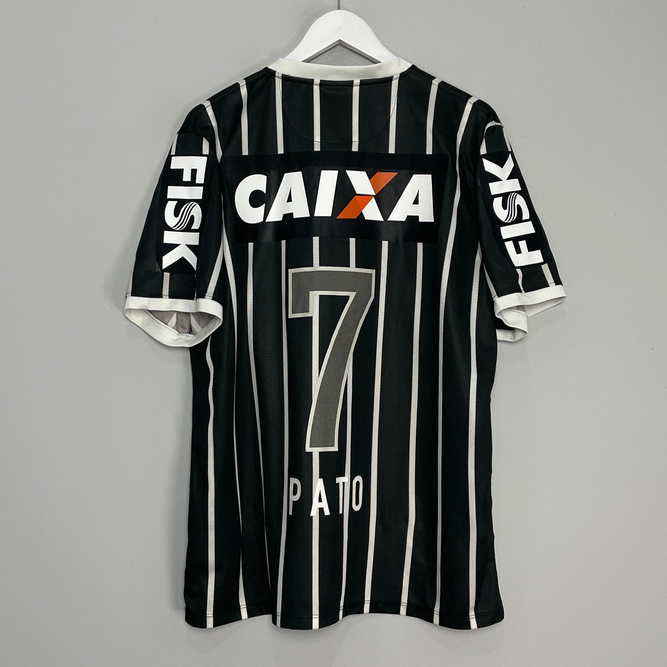 Shop 2013/14 CORINTHIANS PATO #7 AWAY SHIRT (XL) NIKE, classic football shirts, vintage football shirts & retro soccer jerseys at Cult Kits